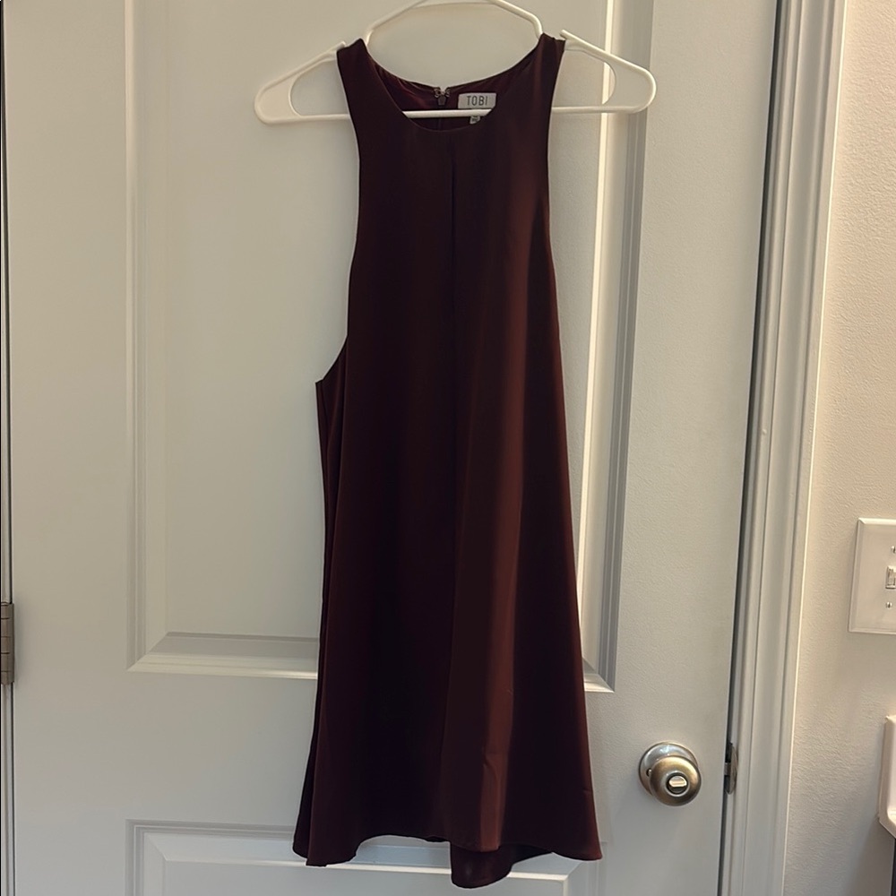 Maroon Mini cocktail dress
